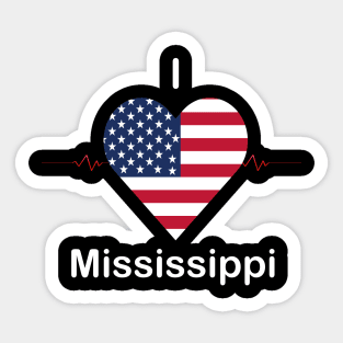 I love Mississippi Sticker